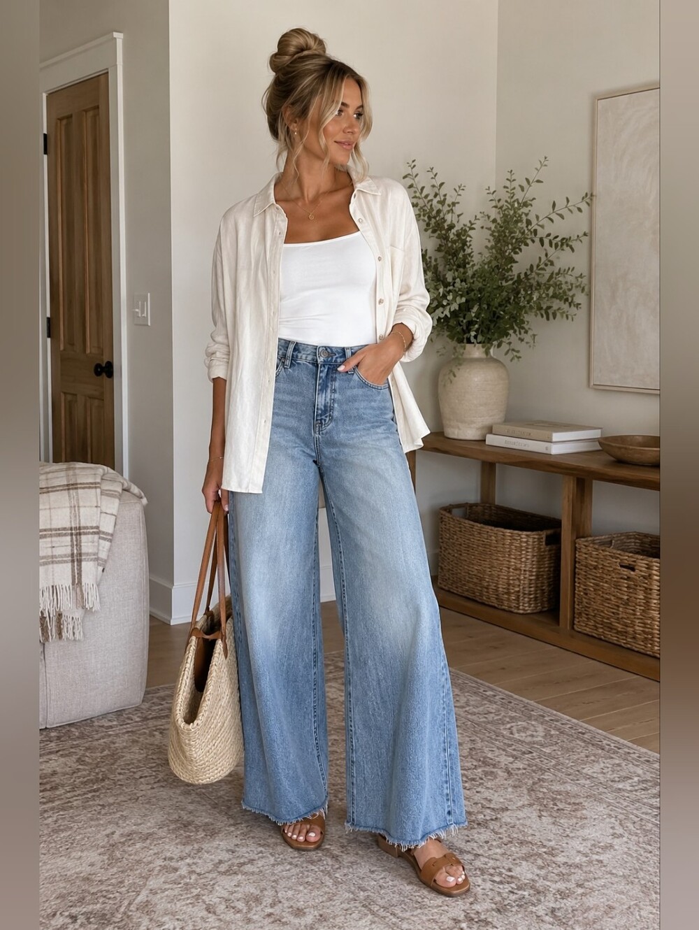 Anniewear Wide Leg Jean